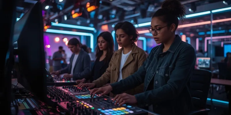 Creativitat i innovació en esdeveniments empresarials Producció creativa amb tecnologia avançada en un esdeveniment corporatiu per a multinacionals